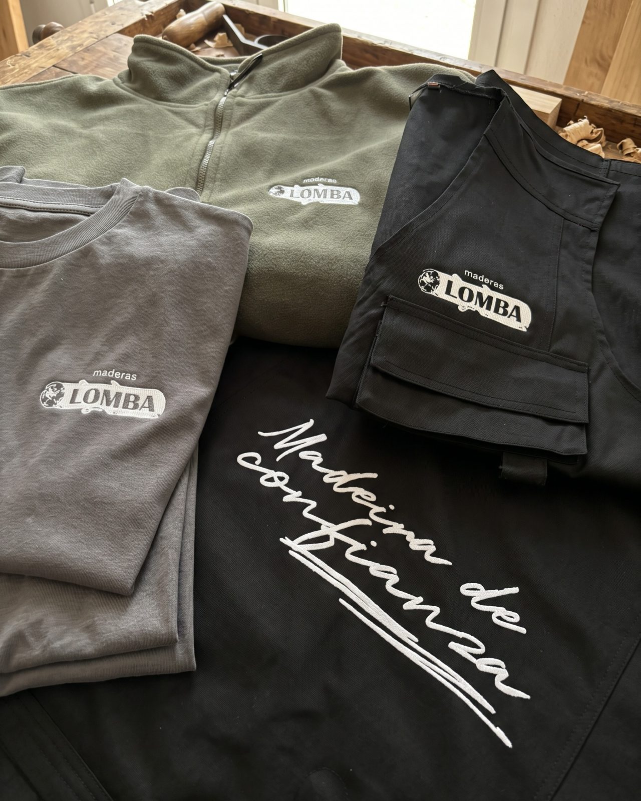 Trabajo de personalización textil de Coeco Creative